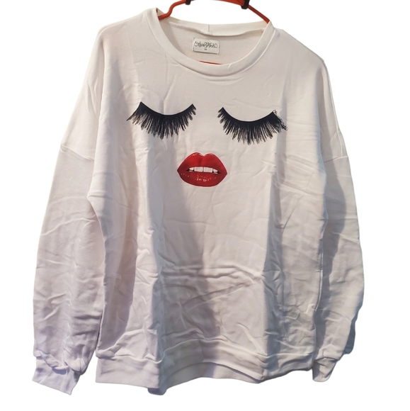 Lauren Moshi Glam Face sweatshirt - Picture 3 of 8